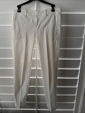 Vince White Straight Leg Pants